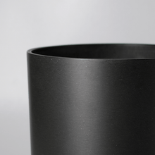 Load image into Gallery viewer, 12" Black Kuro Planter & Saucer
