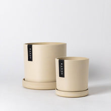 Load image into Gallery viewer, 7" & 4" Signature Planters & Saucer | Earth Tones: Tatami Sand / 4" Only