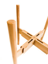 Load image into Gallery viewer, Plant Stand - Mid Level - Adjustable - Natural Bamboo