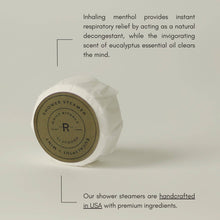 Load image into Gallery viewer, Shower Steamer | Eucalyptus + Mint |