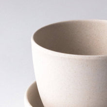 Load image into Gallery viewer, Bamboo Fibre Mini Planter Pot (White)