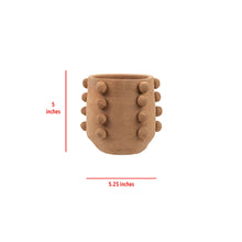 Load image into Gallery viewer, Beaded Terracotta Planter Small