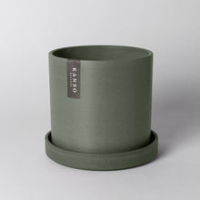 Load image into Gallery viewer, 7" & 4" Signature Planters & Saucer | Earth Tones: White Stone / 7" & 4" | Two Set Combo