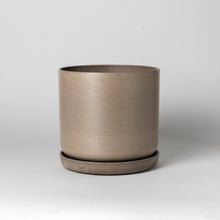 Load image into Gallery viewer, 9" Signature Stone Planter & Saucer | Earth Tones: Beachwood