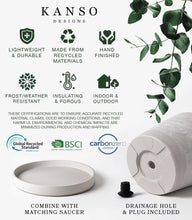 Load image into Gallery viewer, 3" 4" 7" Planters & Saucers | Beachwood