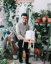 Load image into Gallery viewer, Plant Stand - Mid Level - Adjustable - Natural Bamboo