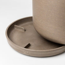 Load image into Gallery viewer, 9" Signature Stone Planter & Saucer | Earth Tones: Arctic Stone