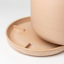 Load image into Gallery viewer, 9" Signature Stone Planter & Saucer | Earth Tones: Beachwood