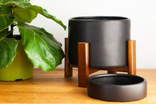Load image into Gallery viewer, Ceramic Planter Pot - GALAXY BLACK