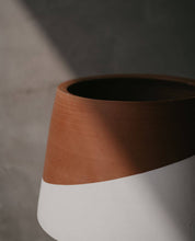 Load image into Gallery viewer, Terra Cotta Planter Pot w/ Metal Stand (Large)