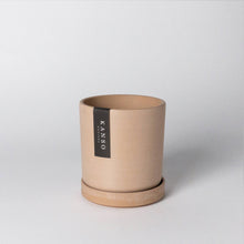 Load image into Gallery viewer, 7" & 4" Signature Planters & Saucer | Earth Tones: White Stone / 7" & 4" | Two Set Combo