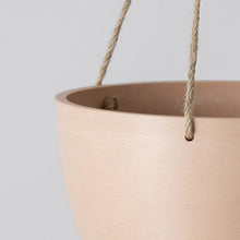 Load image into Gallery viewer, 8" | 12" Signature Stone Hanging Planter Pot | 4 Colorways: Black / 8 inch
