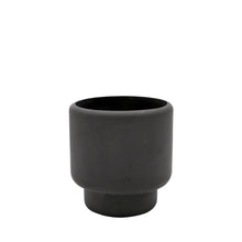 Load image into Gallery viewer, BOTANY porcelain plant pot LARGE: Graphite Black
