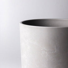 Load image into Gallery viewer, 10&quot; Signature Stone Self-Watering Planter: 10&quot; White Stone Planter &amp; Self Watering Plate
