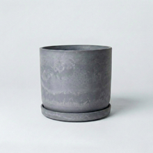 Load image into Gallery viewer, 9" Signature Stone Planter &amp; Saucer | Earth Tones: Beachwood
