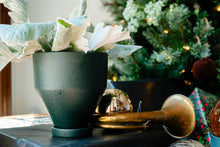 Load image into Gallery viewer, 6.5&quot; Holiday Jouet Pots w/Water Saucers White Sesame
