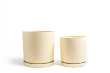 Load image into Gallery viewer, 12.5&quot; Cylinder Pots w/ Water Saucers:
