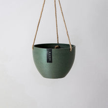 Load image into Gallery viewer, 8" | 12" Signature Stone Hanging Planter Pot | 4 Colorways: Black / 8 inch
