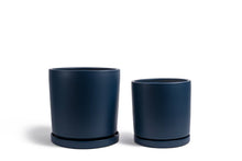 Load image into Gallery viewer, 12.5&quot; Cylinder Pots w/ Water Saucers:
