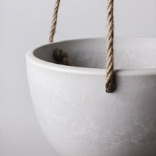 Load image into Gallery viewer, 8" | 12" Signature Stone Hanging Planter Pot | 4 Colorways: Black / 8 inch
