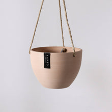 Load image into Gallery viewer, 8" | 12" Signature Stone Hanging Planter Pot | 4 Colorways: Black / 8 inch
