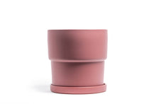 Load image into Gallery viewer, 4.5&quot; Calyx Pots w/Water Saucers - 8pc/cspk: Bubblegum
