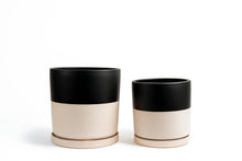 Load image into Gallery viewer, 12.5&quot; Cylinder Pots w/ Water Saucers:
