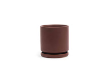 Load image into Gallery viewer, 4.5&quot; Limited Release Cylinder Pots with Water Saucers: Textured Forest
