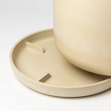 Load image into Gallery viewer, 9” Signature Stone Planter &amp; Saucer | Earth Tones: Tatami Sand
