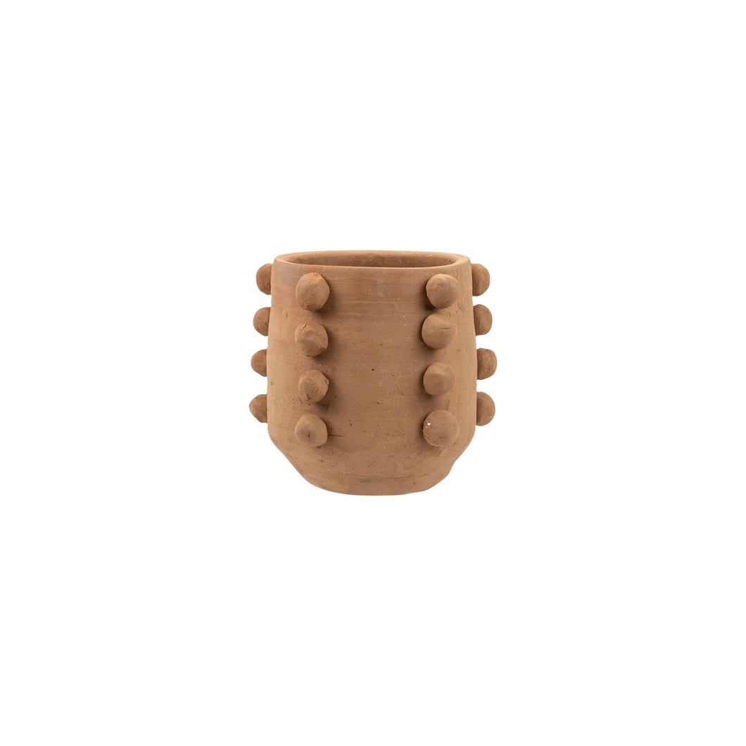 Beaded Terracotta Planter Small