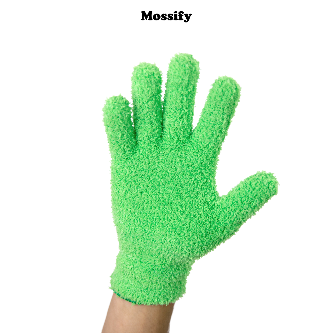 2 Microfiber Gloves - Leaf-Shining Gloves