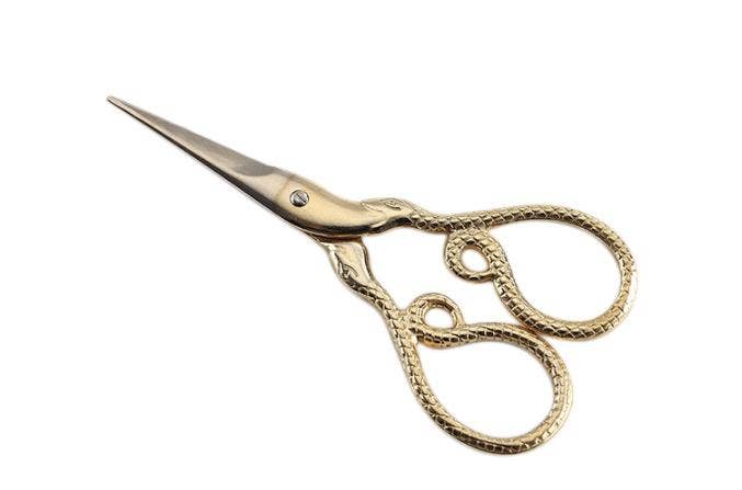 Rogue Paq Python Gold-Tone Bud Trimming Scissors